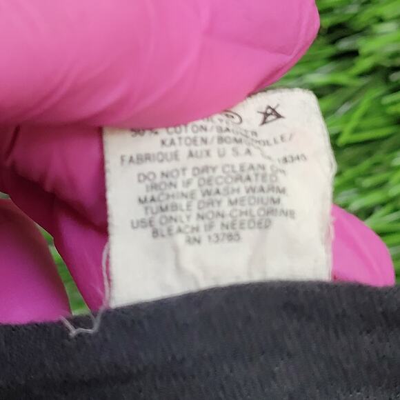 Vintage 90s Funny Cat Shirt L/XL 21x24 Black Russell Tuxedos The-Cat-is-Back - Picture 5 of 14